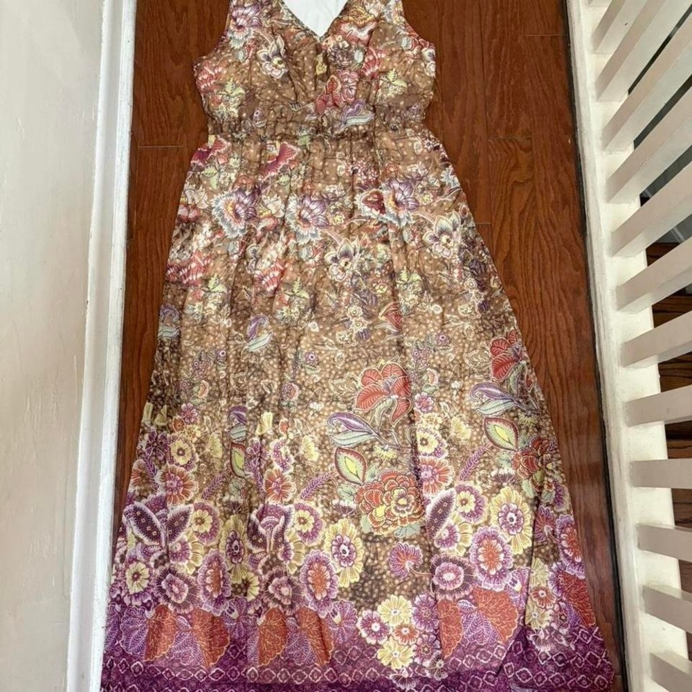 Chicos‎ Colorful boho maxi dress with a floral pattern Y2K Fairy